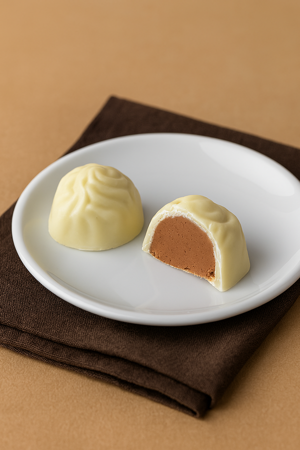 Non-Dairy White Praline Chocolate Truffles 8OZ