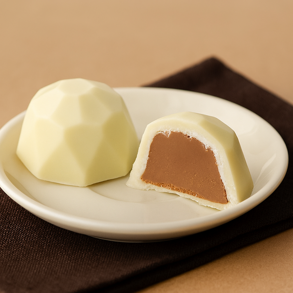 Non-Dairy White Diamond Chocolate Truffles 8OZ