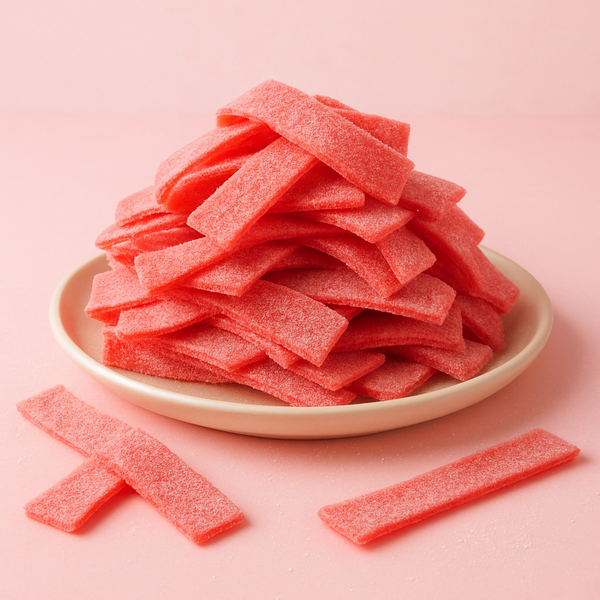 Red Strawberry Sour Belts 1LB