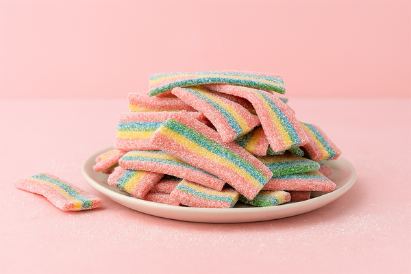 Rainbow Sour Belts 1LB