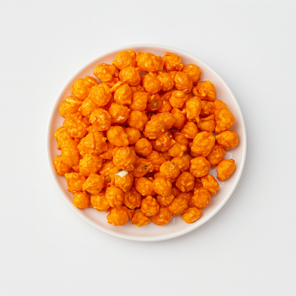 Zesty Orange Zing Candy Coated  Popcorn 16oz Container