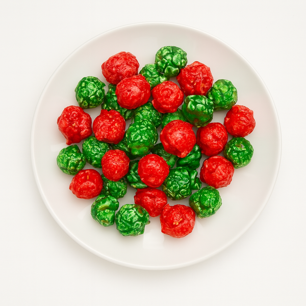 Holiday Fruit Fest Candy Coated Popcorn 16oz Container