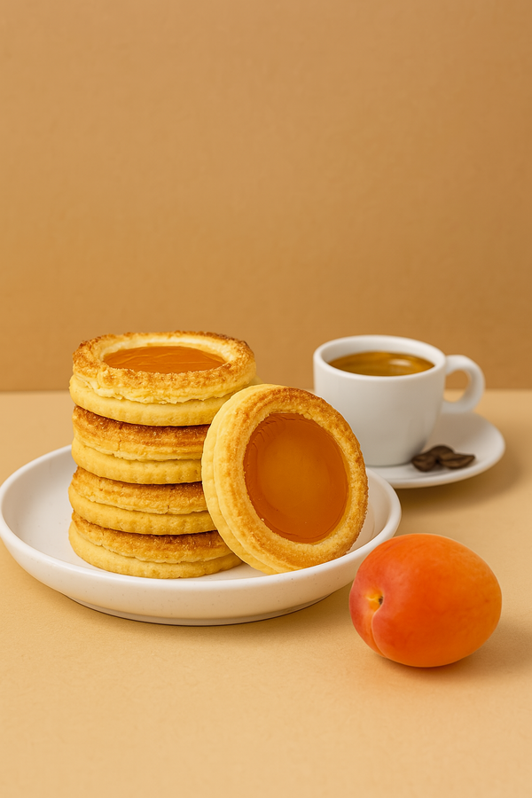 Apricot Almond Tarts 1 Dozen