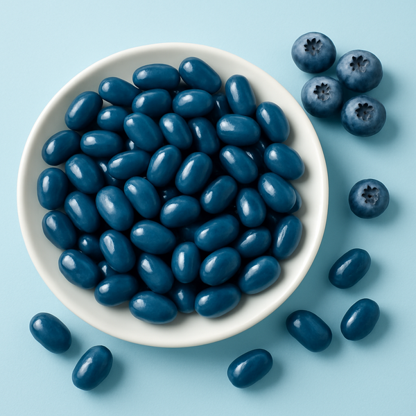 Jelly Belly Dark Blue Jelly Beans  Blue Berry 1LB