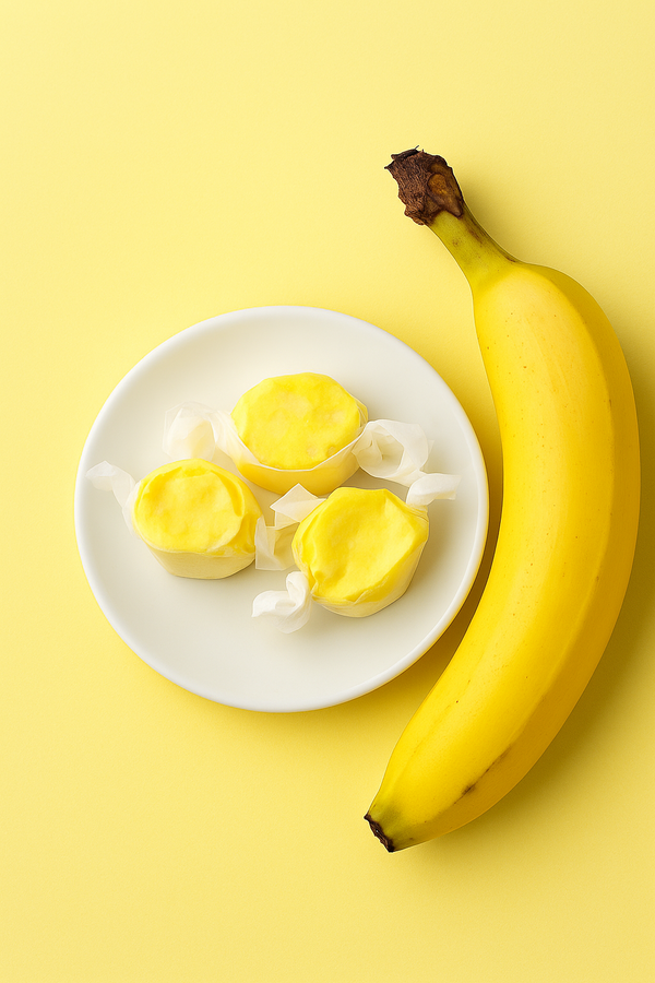 Yellow Salt Water Taffy - Banana  1LB
