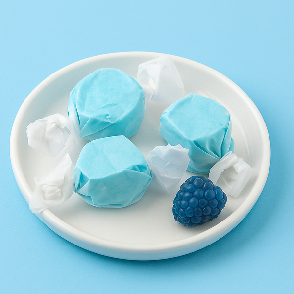 Light Blue Salt Water Taffy - Blue Raspberry  1LB