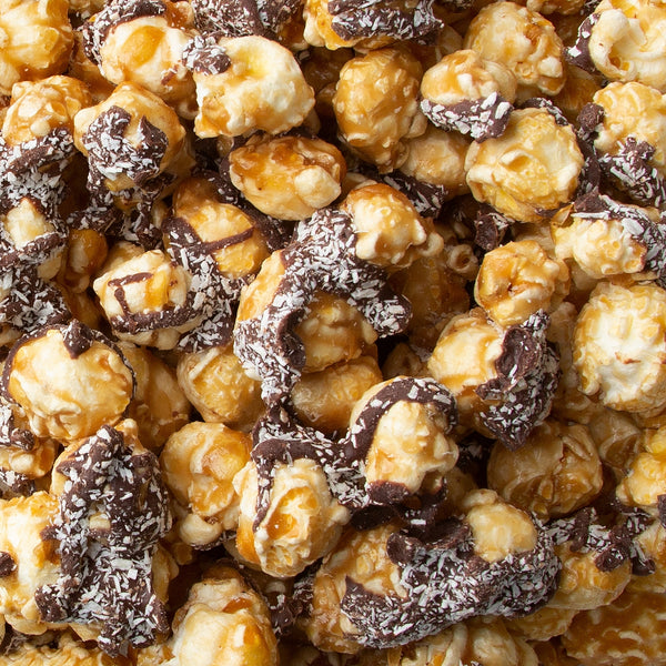 Choco-Coco Caramel Popcorn with Coconut - 12oz Tub